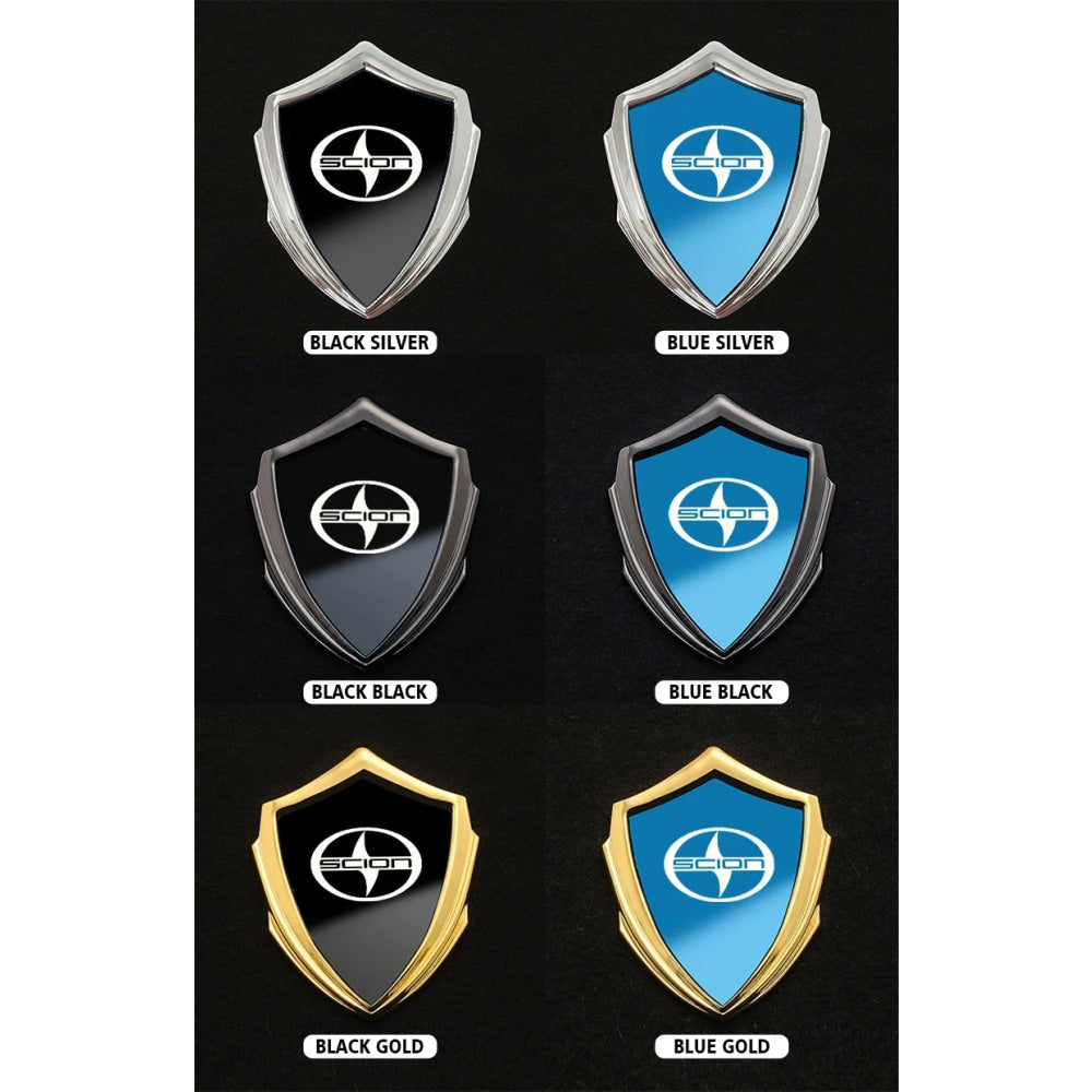 auto accessory 3D metal accsesories car stickers for Toyota scion XA XB XD IQ TC