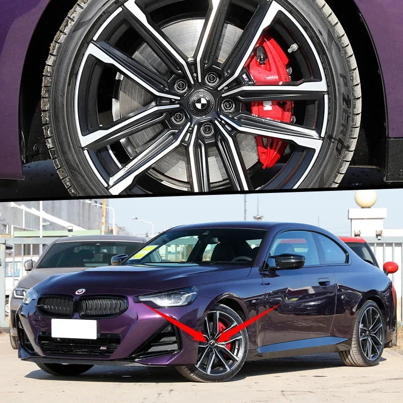 4Pc 68mm 56mm Car Rim Cover Wheel Hub Center Caps Badge Emblem Accessories For BMW E90 E60 F18 E46 F30 F20 M2 M5 M3 E87 M4 X3 X5