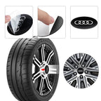 56/60/65MM Car Wheel Hub Caps Auto Emblem Tyre Center Covers Accessories For Audi A1 A2 A3 A4 A5 A6 A7 A8 Quyttro Sline RS Q2 Q3
