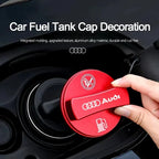 Aluminum Alloy Car Badge Fuel Tank Cap Decoration Cover For Audi A3 A1 A4 B9 A5 B7 Q5 Q3 Q2 8i TT Mk1 Mk2 S3 A7 S3 8V 8Y Q4 B9
