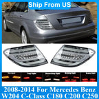 LED Taillights For Mercedes-Benz W204 C-Class 2008-2014 C180 C200 C250 C300 C350 C63 Rear Brake Turn Signal LED Tail Lamps