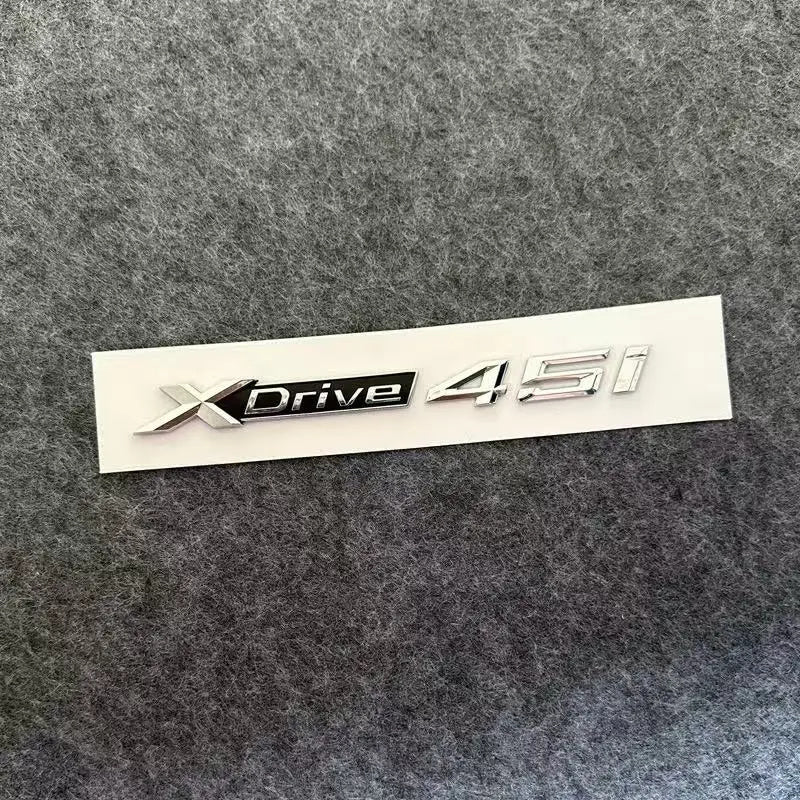 3D ABS Car Mudguard Trunk Emblem Sticker XDrive  20i 23i 25i 28i 30i 35i 40i 45i 48i 50i 55i Badge Decal Decor Fit for X3 X5