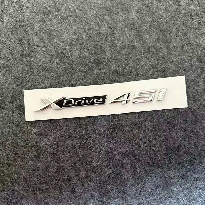 3D ABS Car Mudguard Trunk Emblem Sticker XDrive  20i 23i 25i 28i 30i 35i 40i 45i 48i 50i 55i Badge Decal Decor Fit for X3 X5