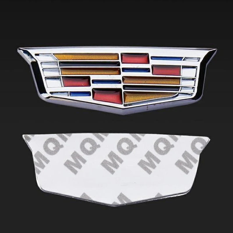 Car C-Pillar Rear Trunk Decorative Emblem Sticker, Anti-scratch Exterior Accessory for Cadillac XT5 CT4 ATSL XTS SRX Escalade