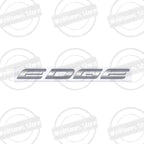Metal 3D For Ford Fiesta Edge Badge Letter Logo Car Rear Trunk Body Sticker Emblem Glossy Black Accessories