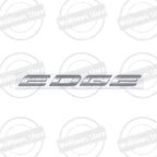 Metal 3D For Ford Fiesta Edge Badge Letter Logo Car Rear Trunk Body Sticker Emblem Glossy Black Accessories