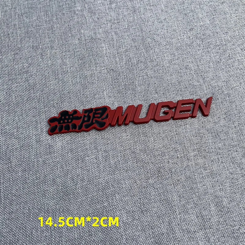 3D Car Sticker Grille Badge MUGEN Emblem for Honda Accord Civic CRV Crosstour H-RV nsx Pilot Odyssey City CRZ Spirior AVANCIER