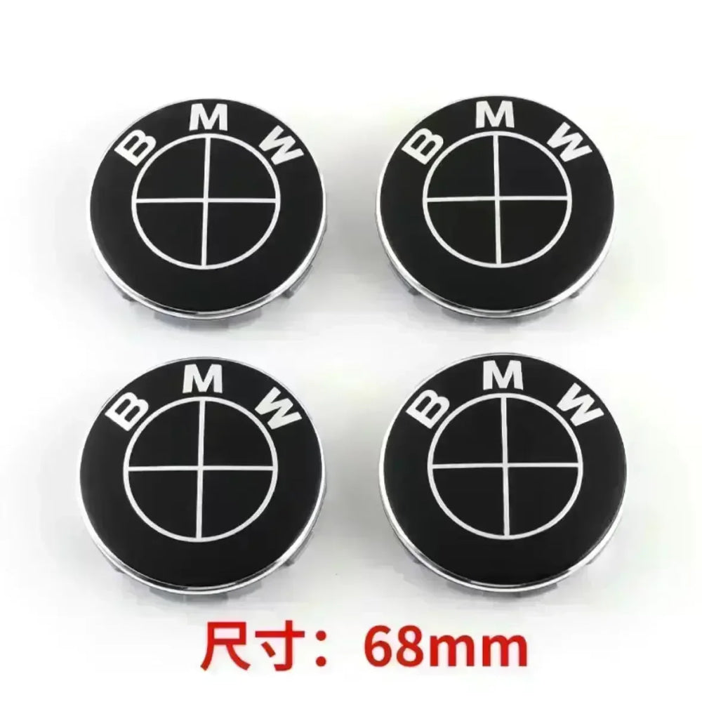 4Pc 56mm 68mm BMW Emblem For b-BMW Wheel Hub Caps For BMW 3 Series 5 Series E60 E90 F10 F30 E46 E39 X5 E53 E70 E38 Z4
