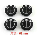 4Pc 56mm 68mm BMW Emblem For b-BMW Wheel Hub Caps For BMW 3 Series 5 Series E60 E90 F10 F30 E46 E39 X5 E53 E70 E38 Z4