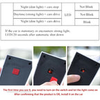 Universal LED Car Roof Top Mount Shark Fin Aerial Antenna Auto Radio AM FM Antenna Decoration Signal Amplifier for Car SUV
