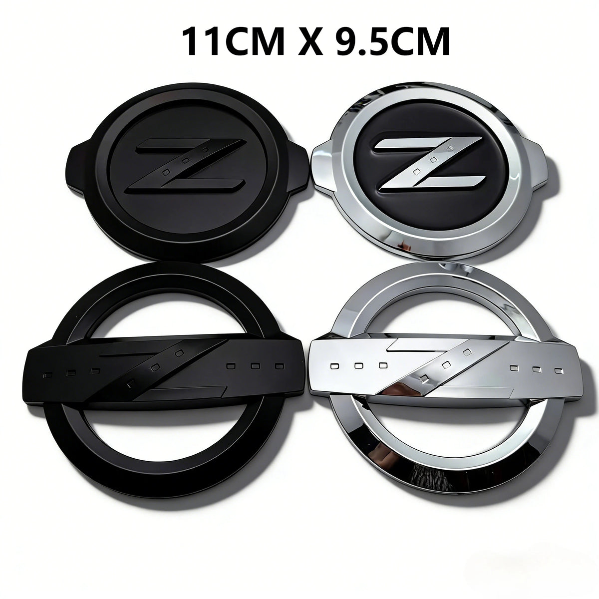 1pcs ABS Z Logo Car Stickers Accessories for 350Z 370Z Fairlady Z33 Car Rear Trunk Badge Front Grille Hood Bonnet Emblem Replace