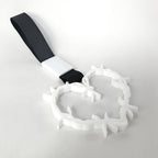 JDM Racing New Handle Hand Strap Heart Ring Styling Drift Charm Strap Drift Auto Accessories Car Strap Front and Rear Bumper Dec