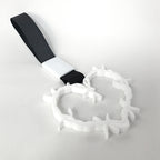 JDM Racing New Handle Hand Strap Heart Ring Styling Drift Charm Strap Drift Auto Accessories Car Strap Front and Rear Bumper Dec
