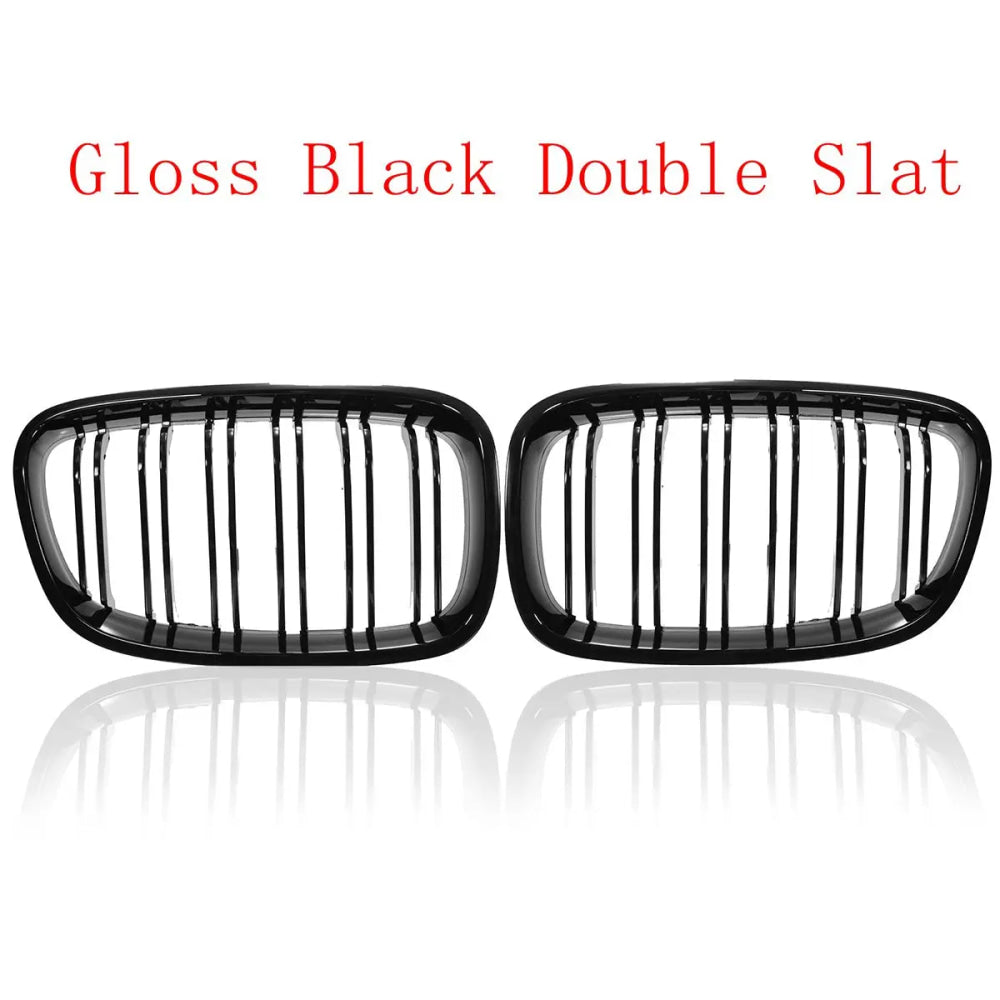 Front Grille For BMW F20 F21 1 Series 2010-2014 Car Front Kidney Grill Racing Grills Glossy Black Grills