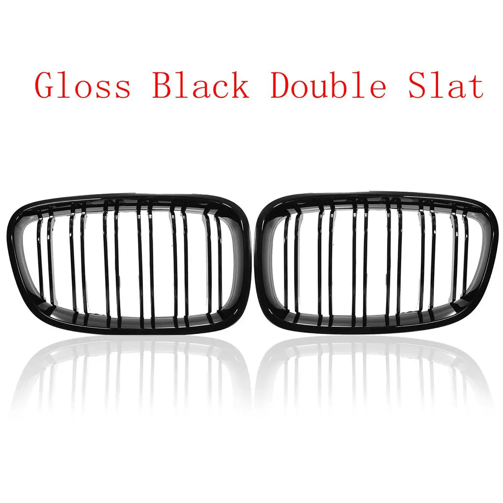 Front Grille For BMW F20 F21 1 Series 2010-2014 Car Front Kidney Grill Racing Grills Glossy Black Grills