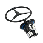 Car Bonnet Label Badge 3D Star Zinc Alloy Car Front Hood Emblem Mercedes Benz  W203 W204 W205 W206 W212 W213 W222 W223 E300