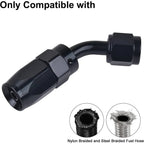 AN4/AN6/AN12 Swivel Hose End Fitting Adapter For Oil/Fuel/Gas Hose Line Oil Cool