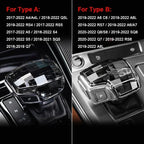 For Audi A4 A5 A6 A7 A8L Q5 Q7 Q8 RS4 RS5 RS6 RS7 S4 S5 SQ5 QS8 C8 S8 Crystal gear head Shift head Transmission handle cover