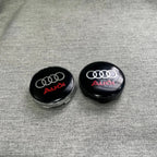 4Pcs 60mm Car Center Wheel Hub Cover Tire Cap For Audi Sline A1 A2 A3 A4 A5 A6 A7 A8 Q1 Q2 Q3 Q4 Q5 Q6 Q7 Q8 TT Auto Accessories