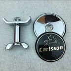 1pcs Metal 45mm Car Front Emblem Badge Modified Bonnet Chrome Hood Cover For Mercedes BenzW203 W204 C E S Class W210 W211 W220