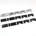 SIERRA new old style letter car stickers for Chevrolet GMC sierra rear trunk tail logo door labels modified Accessories decals