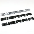 SIERRA new old style letter car stickers for Chevrolet GMC sierra rear trunk tail logo door labels modified Accessories decals