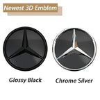1pcs For Mercedes Benz B/C/E/S W176 W246 W205 W212 W207 W217  W166 X166 X156 X204 Front Grille Emblem Star Badge