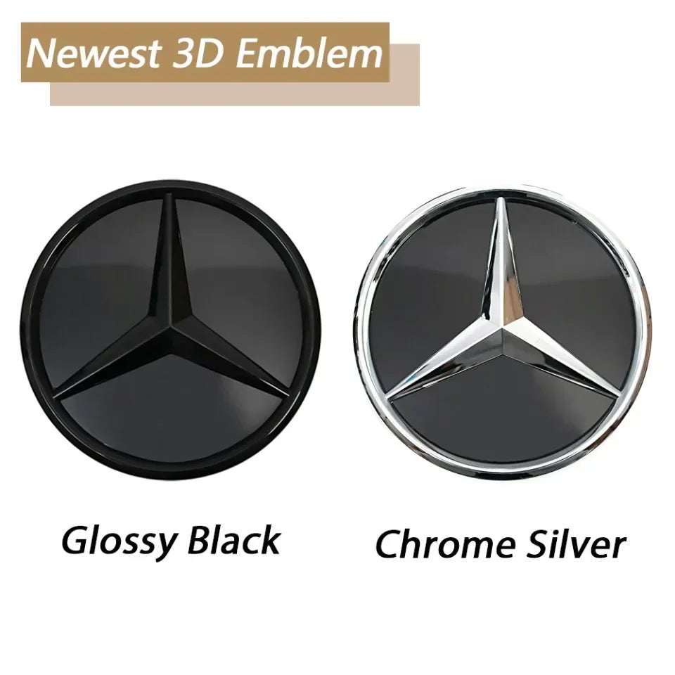 1pcs For Mercedes Benz B/C/E/S W176 W246 W205 W212 W207 W217  W166 X166 X156 X204 Front Grille Emblem Star Badge