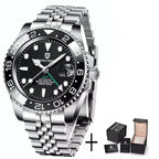 PAGANI DESIGN 2026 GMT Watches Men Luxury Sapphire Automatic Mechanical Watch 40MM Stainless Steel Waterproof Watches for men