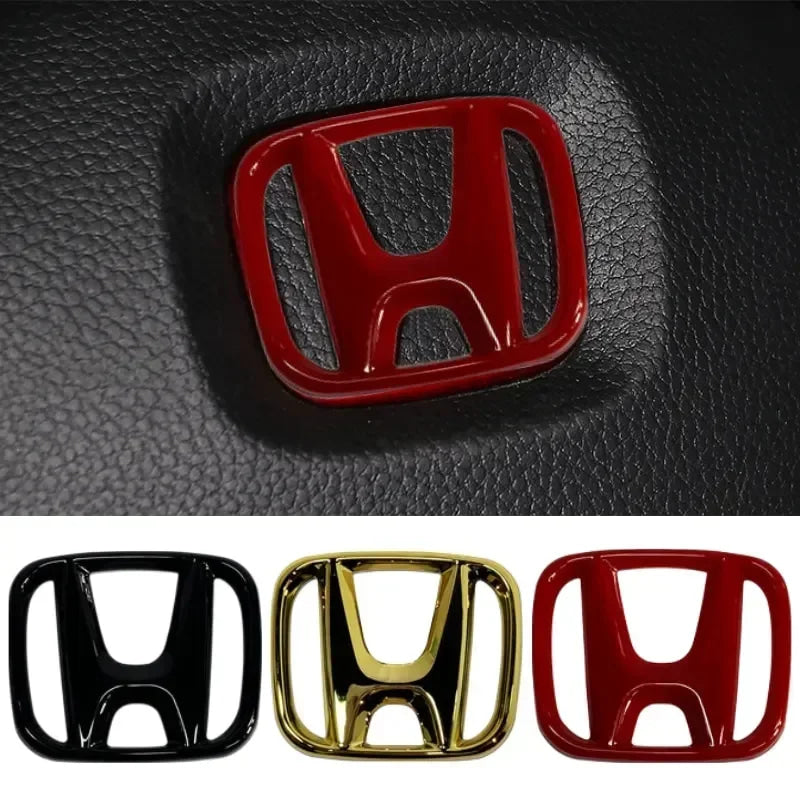 ABS Car Steering Wheel Logo Emblem Cover Sticker for Honda Accord Odyssey Jade CRV Fit CRZ City Civic HRV 8th Pilot Legend Pilot