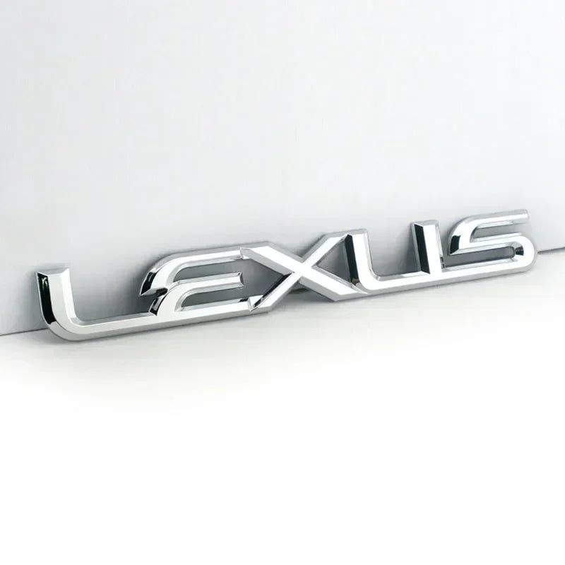 ABS/Metal Car Rear Trunk Emblem Badge Sticker for Lexus Logo ES300 IS300 IS350 ES250 ES350 IS250 CT200H GS350 NX200 Accessories