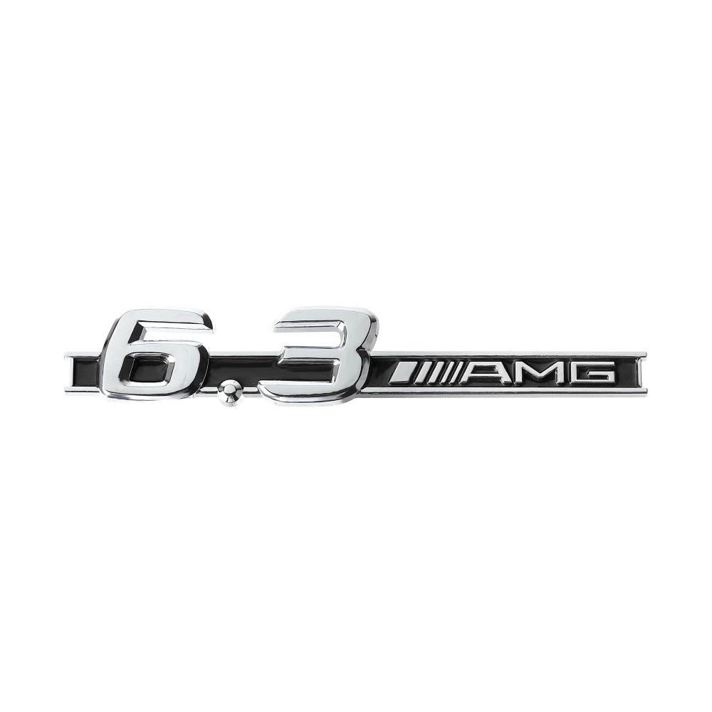 3D ABS Car Styling Logo 3.2 5.5 6.3 6.5 AMG Badge Fender Side Rear Trunk Sticker for Mercedes Benz A CLA GLC W108 W222 C180 W190