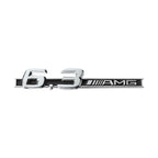 3D ABS Car Styling Logo 3.2 5.5 6.3 6.5 AMG Badge Fender Side Rear Trunk Sticker for Mercedes Benz A CLA GLC W108 W222 C180 W190