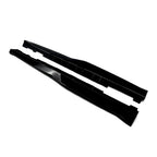 For Chevy Camaro Coupe Convertible LT LS SS RS 2016-2024 ZL1 Style Side Skirts Rocker Panels Spoiler Carbon Look Glossy black