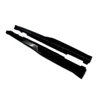 For Chevy Camaro Coupe Convertible LT LS SS RS 2016-2024 ZL1 Style Side Skirts Rocker Panels Spoiler Carbon Look Glossy black