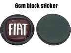 1pcs 6cm 9.5cm 12cm 3D ABS Car Front Logo Steer Wheel Rear Bumper Tail Door Trunk Emblem Sticker Styling Accessories