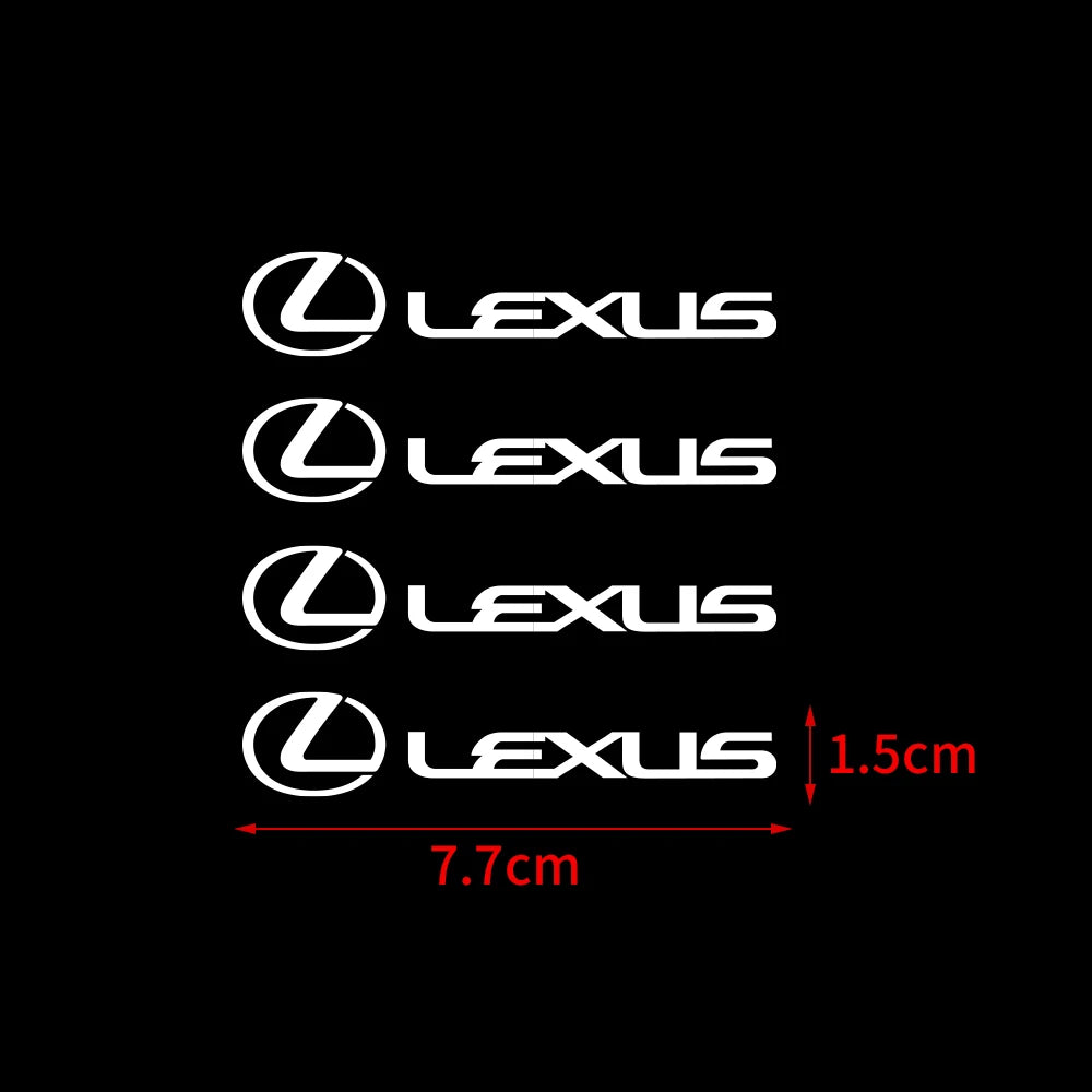 4Pcs Car vinyl Styling Door Handle Decor Stickers Decals Accessories For Lexus LS LC IS350 ES300h ES300 IS220d NX350h RX CT200h