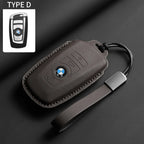 Soft Leather Car Key Case Full Cover Shell For BMW 1 2 3 4 5 6 Series X1 X3 X4 X5 X6 F36 F25 F26 F30 F34 F10 F07 F20 Z10 F15 F16