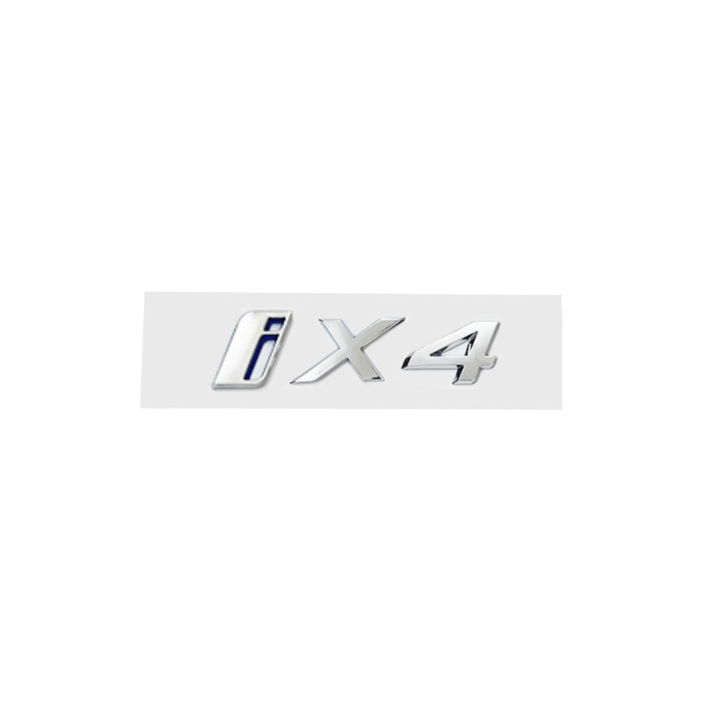 New Rear Trunk Emblem iX i3 i4 i7 iX3 iX4 iX7 Letters Sticker for BMW X1 X3 X4 X5 X7 Car Badge Decal Auto Exterior Accessories