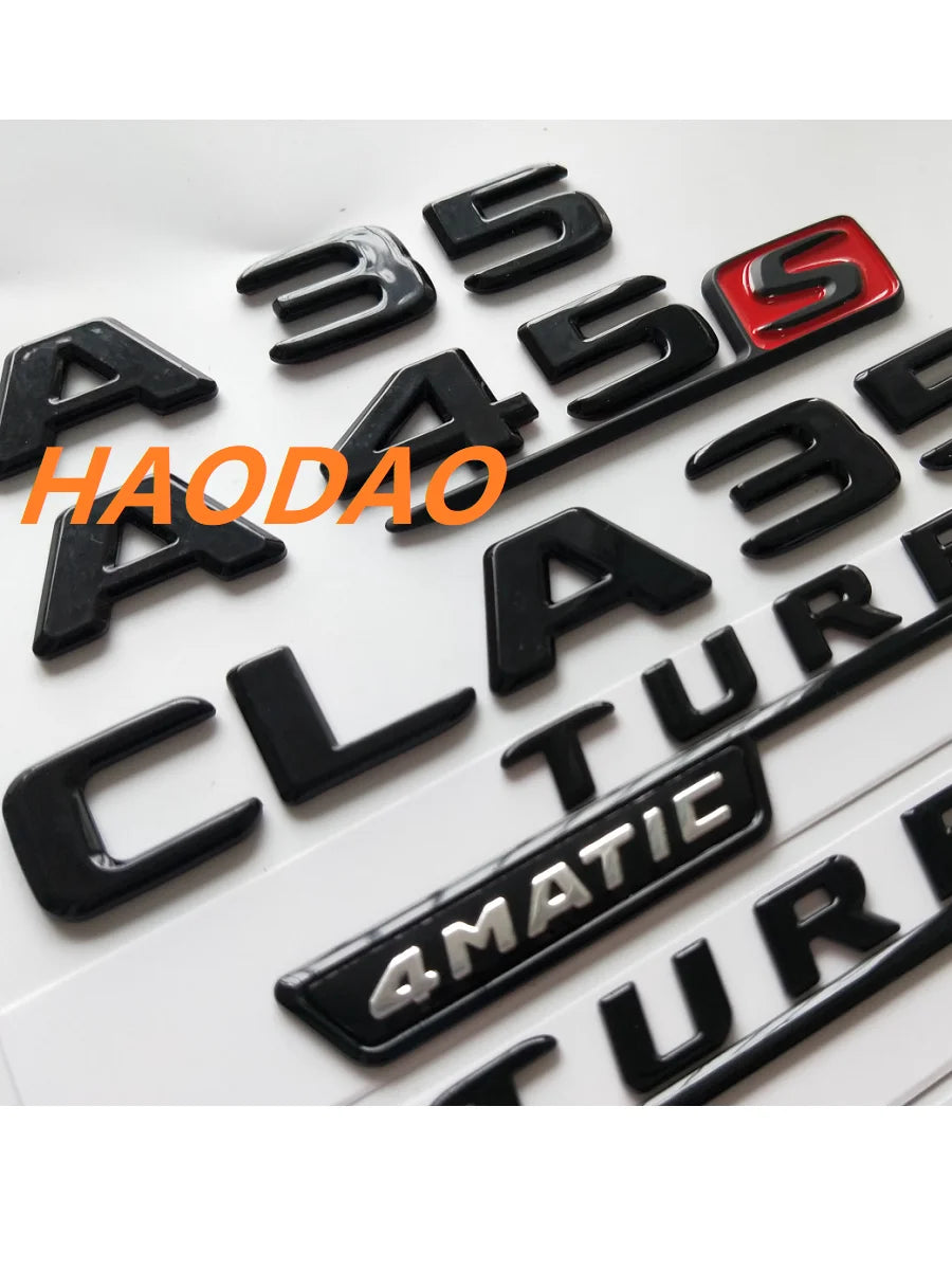 Gloss Black for Mercedes Benz GLE Coupe C292 W166 W167 GLE250d GLE350de GLE300d GLE350e GLE350d GLE400d GLE500e 4MATIC Emblems