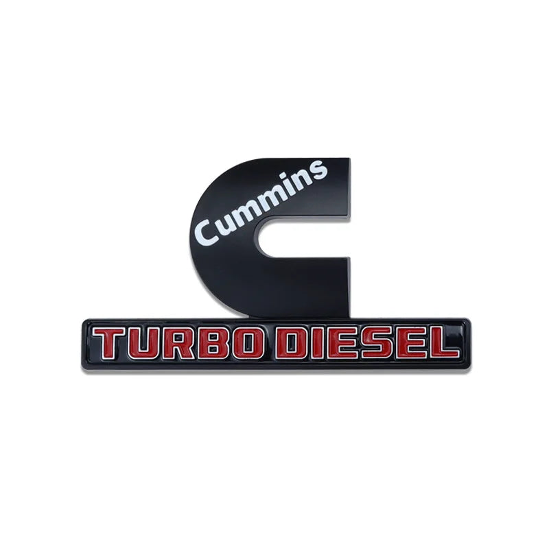 CUMMINS TURBO DIESEL Logo Car Stickers for RAM 1500 2500 Refit Accessories Side Body Decorative Decals