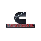 CUMMINS TURBO DIESEL Logo Car Stickers for RAM 1500 2500 Refit Accessories Side Body Decorative Decals