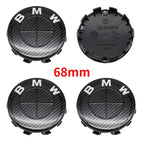 4Pcs 56mm 68mm Carbon Fiber Wheel Center Hub Caps 50th Anniversary Emblem for BMW M Power X5 E46 E90 F10 F30 G20