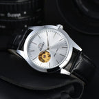 Orient Watch  Double Lion Japanese Fully Automatic Mechanical Watch Hollowed Out Business Men's Watch Stainless Steel Strip