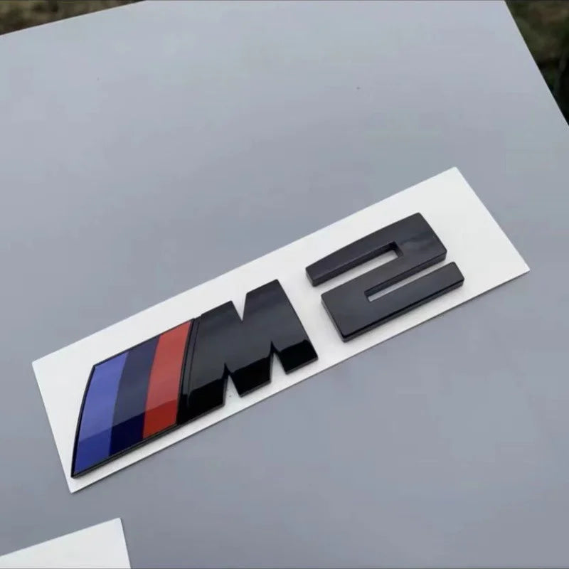 3D Emblem Car Fender Side Rear Trunk Badge M Logo Sticker Number Decal For BMW M1 M2 M3 M4 M5 M6 M7 Performance Auto Accessories