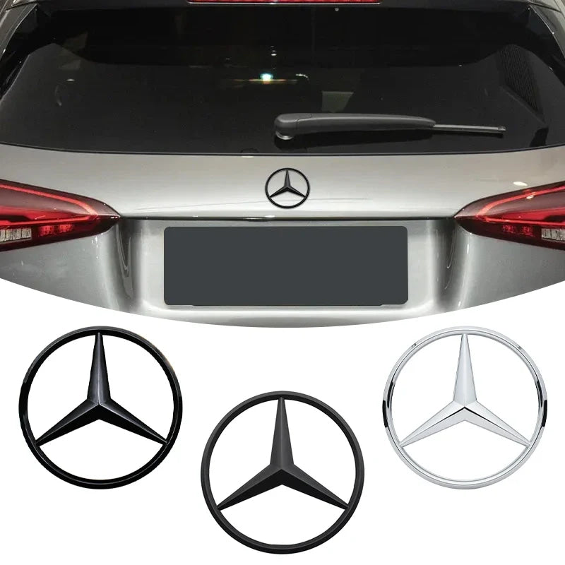 1Pcs ABS Car Rear Decal Trunk Emblem Sticker Mercedes Benz Replace Accessories For W204 W222 W205 W177 W212 W213 X253 W203 W176