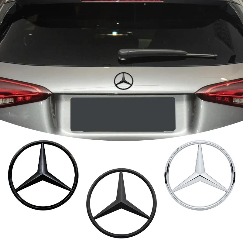 1Pcs ABS Car Rear Decal Trunk Emblem Sticker Mercedes Benz Replace Accessories For W204 W222 W205 W177 W212 W213 X253 W203 W176