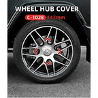 4PCS 147mm C-1028 17028 Car Styling Wheel Center Cap Hub Covers Badge Car Accessories For Mercedes Benz AMG G350 G500 G63 G65