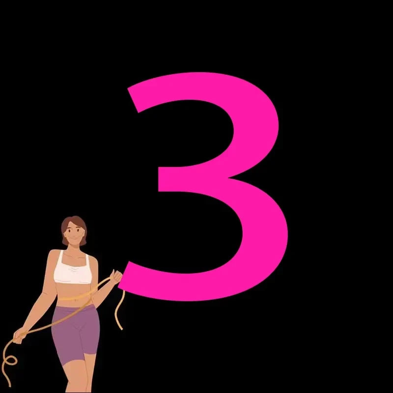 Reduce your worries and stop constantly fretting about your figure.