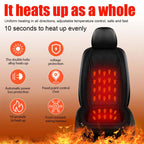 12-24V Car Heated Seat Cushion Warm Winter Universal Fast Heating Pad Seat Covers Swan Velvet Seat Protector for Tesla Benz etc.